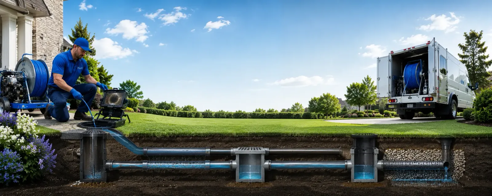 Outdoor drain cleaning information for Wyandotte, OK